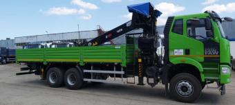 кран манипулятор HIAB 160TM-6 FAW j6 6х4 CA3250