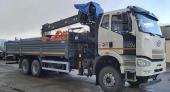 кран манипулятор HIAB 190TM-6 FAW j6 6х4 CA3250